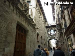 [P87] Barcelona, Plaça de la Seu spre Carrer del Bisbe: pod suspendat între două palate (Palau de la Generalitat –sediul Guvernului catalan și Casa dels Canonges – reședința Președintelui).  » foto by mariana.olaru
 - 
<span class="allrVoted glyphicon glyphicon-heart hidden" id="av380239"></span>
<a class="m-l-10 hidden" id="sv380239" onclick="voting_Foto_DelVot(,380239,1999)" role="button">șterge vot <span class="glyphicon glyphicon-remove"></span></a>
<a id="v9380239" class=" c-red"  onclick="voting_Foto_SetVot(380239)" role="button"><span class="glyphicon glyphicon-heart-empty"></span> <b>LIKE</b> = Votează poza</a> <img class="hidden"  id="f380239W9" src="/imagini/loader.gif" border="0" /><span class="AjErrMes hidden" id="e380239ErM"></span>