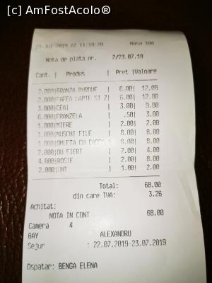 [P01] Am comandat 2 jumatati de rosie si am primit 2 rosii foarte mici, care apar in nota de plata ca 4 (jumatati de 50g) cu o valoare de 8 ron. Adica 40 ron kilogramul de rosii in luna iulie 2019.  » foto by alexbay
 - 
<span class="allrVoted glyphicon glyphicon-heart hidden" id="av1090676"></span>
<a class="m-l-10 hidden" id="sv1090676" onclick="voting_Foto_DelVot(,1090676,3243)" role="button">șterge vot <span class="glyphicon glyphicon-remove"></span></a>
<a id="v91090676" class=" c-red"  onclick="voting_Foto_SetVot(1090676)" role="button"><span class="glyphicon glyphicon-heart-empty"></span> <b>LIKE</b> = Votează poza</a> <img class="hidden"  id="f1090676W9" src="/imagini/loader.gif" border="0" /><span class="AjErrMes hidden" id="e1090676ErM"></span>