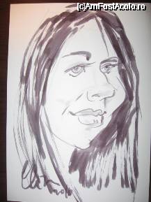 [P31] ...iar aici e prietena mea. Poza seamana cu realitatea, oricum caricaturile nu sunt portrete, sunt caricaturi, iar in acest caz, zic eu, reusite :) » foto by Ciolea
 - 
<span class="allrVoted glyphicon glyphicon-heart hidden" id="av51188"></span>
<a class="m-l-10 hidden" id="sv51188" onclick="voting_Foto_DelVot(,51188,4961)" role="button">șterge vot <span class="glyphicon glyphicon-remove"></span></a>
<a id="v951188" class=" c-red"  onclick="voting_Foto_SetVot(51188)" role="button"><span class="glyphicon glyphicon-heart-empty"></span> <b>LIKE</b> = Votează poza</a> <img class="hidden"  id="f51188W9" src="/imagini/loader.gif" border="0" /><span class="AjErrMes hidden" id="e51188ErM"></span>