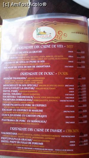 [P14] Să răsfoim puțin meniul! Restaurantul Insula - preparate din carne de vită, porc sau pui. » foto by Floryn81
 - 
<span class="allrVoted glyphicon glyphicon-heart hidden" id="av732542"></span>
<a class="m-l-10 hidden" id="sv732542" onclick="voting_Foto_DelVot(,732542,6669)" role="button">șterge vot <span class="glyphicon glyphicon-remove"></span></a>
<a id="v9732542" class=" c-red"  onclick="voting_Foto_SetVot(732542)" role="button"><span class="glyphicon glyphicon-heart-empty"></span> <b>LIKE</b> = Votează poza</a> <img class="hidden"  id="f732542W9" src="/imagini/loader.gif" border="0" /><span class="AjErrMes hidden" id="e732542ErM"></span>