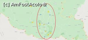 [P23] Harta traseului prezentat în articol și poziționarea principalelor obiective - prelucrare Internet.  » foto by tata123 🔱 <span class="label label-default labelC_thin small">NEVOTABILĂ</span>