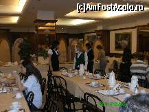 [P11] Sala de mese unde luam micul dejun. Este la subsol -1 si este diferit de restaurantul de la parter. Pe mese scria Romania, Ungaria, locurile unde trebuia sa se aseze cei din grupuri » foto by fanespoitorul
 - 
<span class="allrVoted glyphicon glyphicon-heart hidden" id="av270920"></span>
<a class="m-l-10 hidden" id="sv270920" onclick="voting_Foto_DelVot(,270920,9092)" role="button">șterge vot <span class="glyphicon glyphicon-remove"></span></a>
<a id="v9270920" class=" c-red"  onclick="voting_Foto_SetVot(270920)" role="button"><span class="glyphicon glyphicon-heart-empty"></span> <b>LIKE</b> = Votează poza</a> <img class="hidden"  id="f270920W9" src="/imagini/loader.gif" border="0" /><span class="AjErrMes hidden" id="e270920ErM"></span>