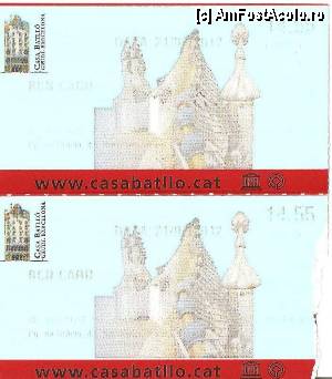 [P118] Biletele de intrare de la Casa Batllo, 14,55 euro cu Barcelona Card » foto by Muffin2009*
 - 
<span class="allrVoted glyphicon glyphicon-heart hidden" id="av350226"></span>
<a class="m-l-10 hidden" id="sv350226" onclick="voting_Foto_DelVot(,350226,12198)" role="button">șterge vot <span class="glyphicon glyphicon-remove"></span></a>
<a id="v9350226" class=" c-red"  onclick="voting_Foto_SetVot(350226)" role="button"><span class="glyphicon glyphicon-heart-empty"></span> <b>LIKE</b> = Votează poza</a> <img class="hidden"  id="f350226W9" src="/imagini/loader.gif" border="0" /><span class="AjErrMes hidden" id="e350226ErM"></span>