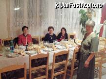 [P09] Gazda, d-na Nutescu care a gatit singura pentru 17 persoane, trei mese pe zi, timp de 4 zile, plus masa de revelion. Mancarea a fost extraordinara, cu aspect si gust de ,,traditional'': paine de casa, unt si cascaval de casa, dulceturi, preparate de vita si porc, prajituri si multe altele...  » foto by horace
 - 
<span class="allrVoted glyphicon glyphicon-heart hidden" id="av391509"></span>
<a class="m-l-10 hidden" id="sv391509" onclick="voting_Foto_DelVot(,391509,13358)" role="button">șterge vot <span class="glyphicon glyphicon-remove"></span></a>
<a id="v9391509" class=" c-red"  onclick="voting_Foto_SetVot(391509)" role="button"><span class="glyphicon glyphicon-heart-empty"></span> <b>LIKE</b> = Votează poza</a> <img class="hidden"  id="f391509W9" src="/imagini/loader.gif" border="0" /><span class="AjErrMes hidden" id="e391509ErM"></span>