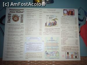 [P01] Menu Pensiunea Casa Matei » foto by Codrin B
 - 
<span class="allrVoted glyphicon glyphicon-heart hidden" id="av1185447"></span>
<a class="m-l-10 hidden" id="sv1185447" onclick="voting_Foto_DelVot(,1185447,14219)" role="button">șterge vot <span class="glyphicon glyphicon-remove"></span></a>
<a id="v91185447" class=" c-red"  onclick="voting_Foto_SetVot(1185447)" role="button"><span class="glyphicon glyphicon-heart-empty"></span> <b>LIKE</b> = Votează poza</a> <img class="hidden"  id="f1185447W9" src="/imagini/loader.gif" border="0" /><span class="AjErrMes hidden" id="e1185447ErM"></span>