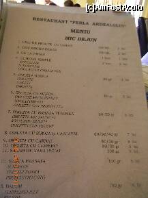 [P15] Perla Ardealului (Ciucea) - dacă tot nu-i inclus micul dejun, iată ce se poate alege din meniul restaurantului. » foto by creivean
 - 
<span class="allrVoted glyphicon glyphicon-heart hidden" id="av245818"></span>
<a class="m-l-10 hidden" id="sv245818" onclick="voting_Foto_DelVot(,245818,19697)" role="button">șterge vot <span class="glyphicon glyphicon-remove"></span></a>
<a id="v9245818" class=" c-red"  onclick="voting_Foto_SetVot(245818)" role="button"><span class="glyphicon glyphicon-heart-empty"></span> <b>LIKE</b> = Votează poza</a> <img class="hidden"  id="f245818W9" src="/imagini/loader.gif" border="0" /><span class="AjErrMes hidden" id="e245818ErM"></span>