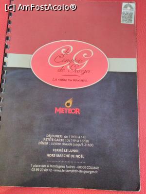 [P19] Le Comptoir de Georges: meniul » foto by Carmen Ion
 - 
<span class="allrVoted glyphicon glyphicon-heart hidden" id="av1127179"></span>
<a class="m-l-10 hidden" id="sv1127179" onclick="voting_Foto_DelVot(,1127179,25922)" role="button">șterge vot <span class="glyphicon glyphicon-remove"></span></a>
<a id="v91127179" class=" c-red"  onclick="voting_Foto_SetVot(1127179)" role="button"><span class="glyphicon glyphicon-heart-empty"></span> <b>LIKE</b> = Votează poza</a> <img class="hidden"  id="f1127179W9" src="/imagini/loader.gif" border="0" /><span class="AjErrMes hidden" id="e1127179ErM"></span>